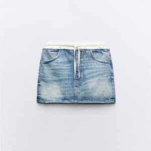 Zara Denim Mini Skirt